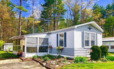 70s Single Wide Mobile Home Exterior