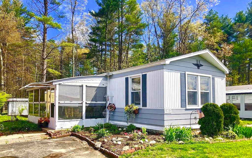 70s Single Wide Mobile Home Exterior