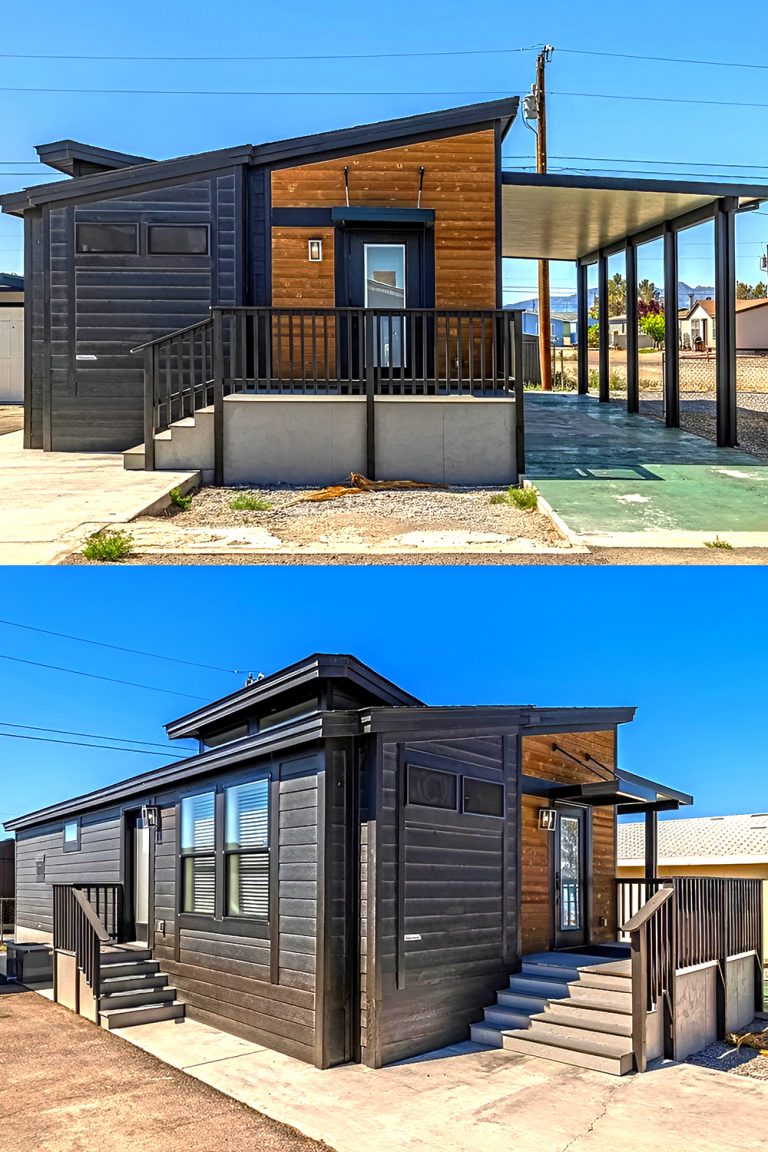 25 Modern Mobile Home Exterior Ideas to Enhance Curb Appeal