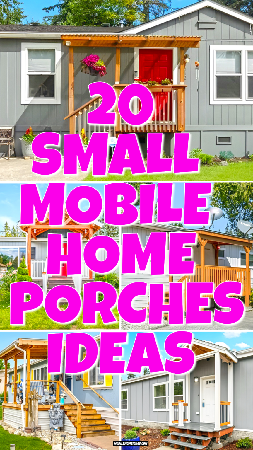 20 Small Mobile Home Porch Design Ideas to Boost Curb Appeal