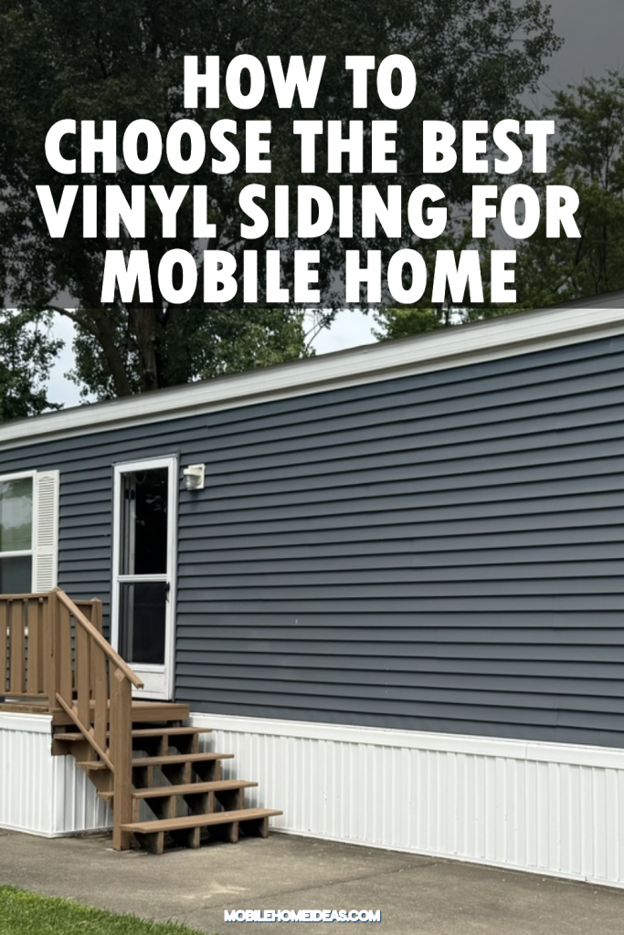 Image showcasing How to Choose the Perfect Vinyl Siding for Mobile Home