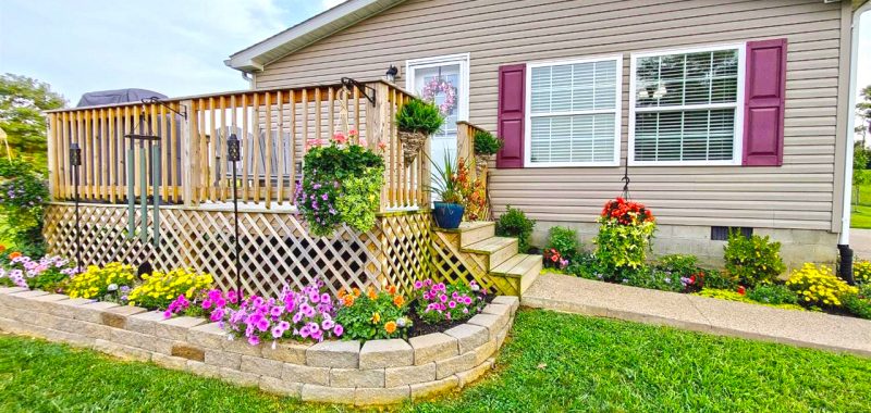 43 Inspiring Mobile Home Landscaping Ideas for Every Yard Size