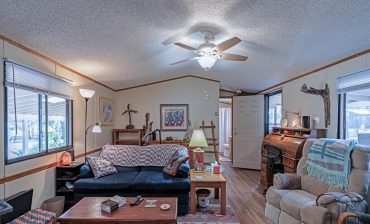 Single Wide Mobile Home Interior Looks Just Like a Cozy House