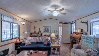 Single Wide Mobile Home Interior Looks Just Like a Cozy House