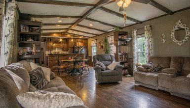 Step Inside This Cozy Single Wide Mobile Home Interior Remodel