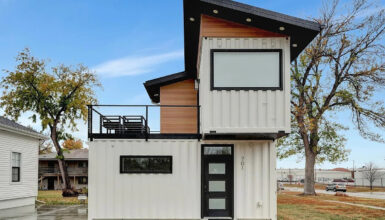 Inside the Stylish Two-Story Container Home
