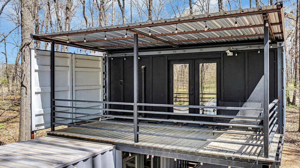 Modern-Container-House Balcony