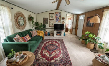 Single Wide Mobile Home Living Room Bohemian Decor Ideas