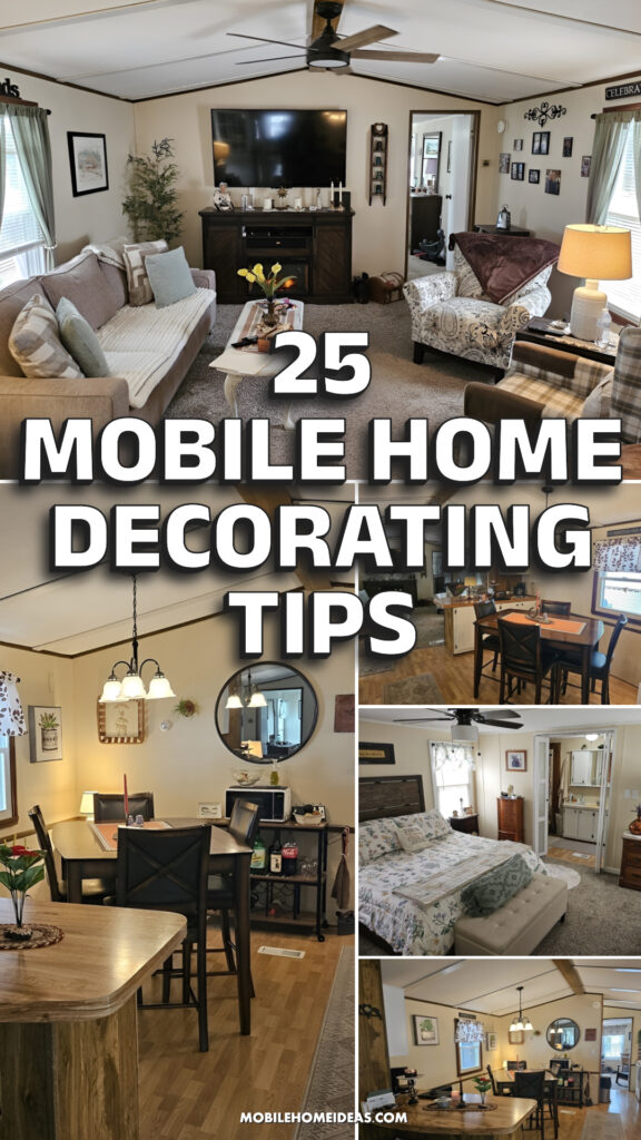25 Mobile Home Decorating Tips That Make Small Spaces Feel Stylish ...