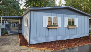 Charming Double Wide Mobile Home Exterior