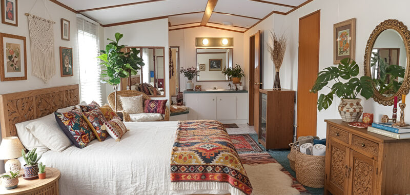 How to Decorate a Mobile Home Bedroom So It Feels Cozy, Fresh, and Beautiful