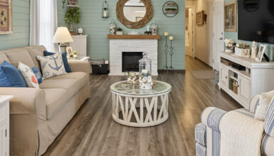 Coastal Single Wide Mobile Home Living Room Ideas