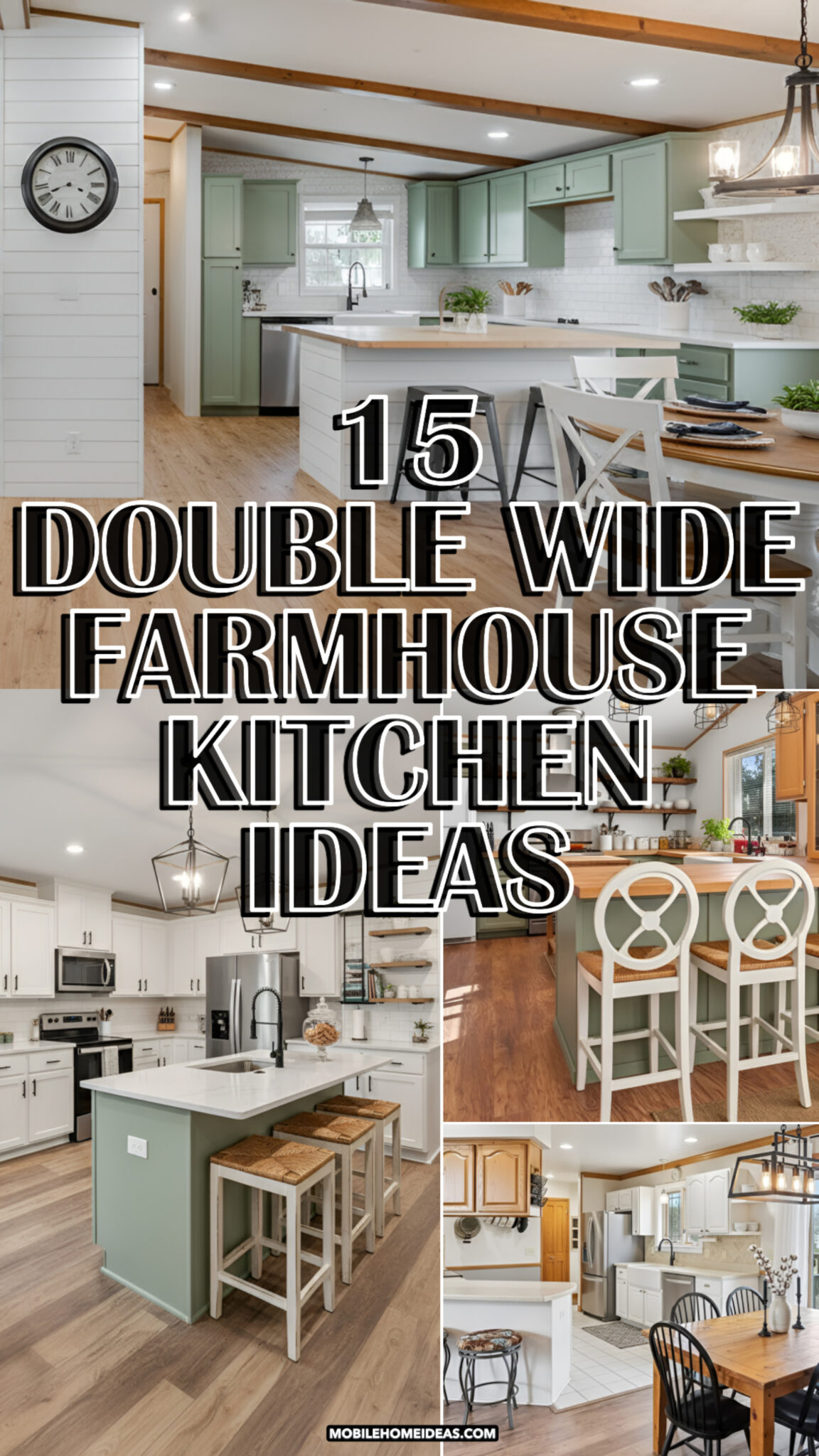 15 Double Wide Farmhouse Kitchen Ideas