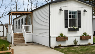 Farmhouse Manufactured Home Exterior Design Ideas