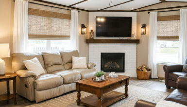 12 Smart Ways to Arrange Furniture in a Mobile Home Living Room With a Corner Fireplace