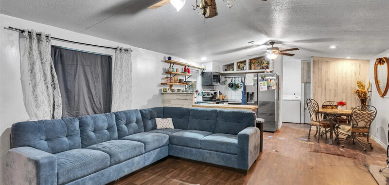 Single Wide Mobile Home Living Room Ideas With Sectional Sofa Style
