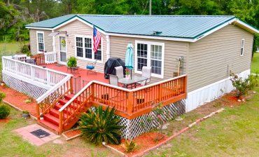 Double Wide Manufactured Home Exterior Makeover Ideas