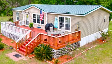 Double Wide Manufactured Home Exterior Makeover Ideas