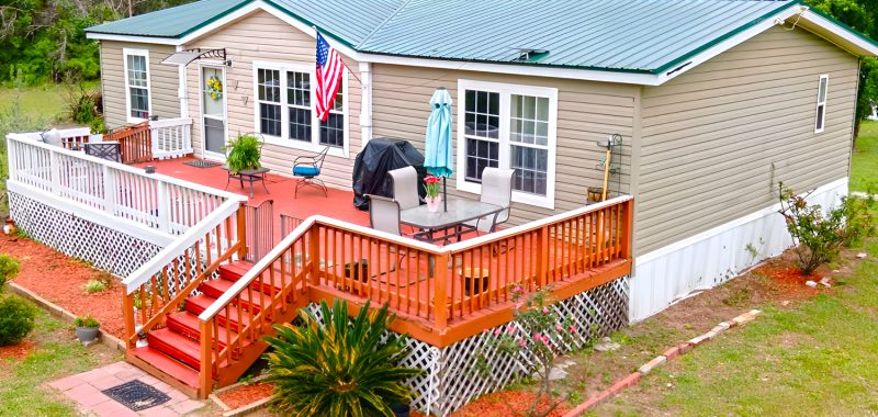 Double Wide Manufactured Home Exterior Makeover Ideas