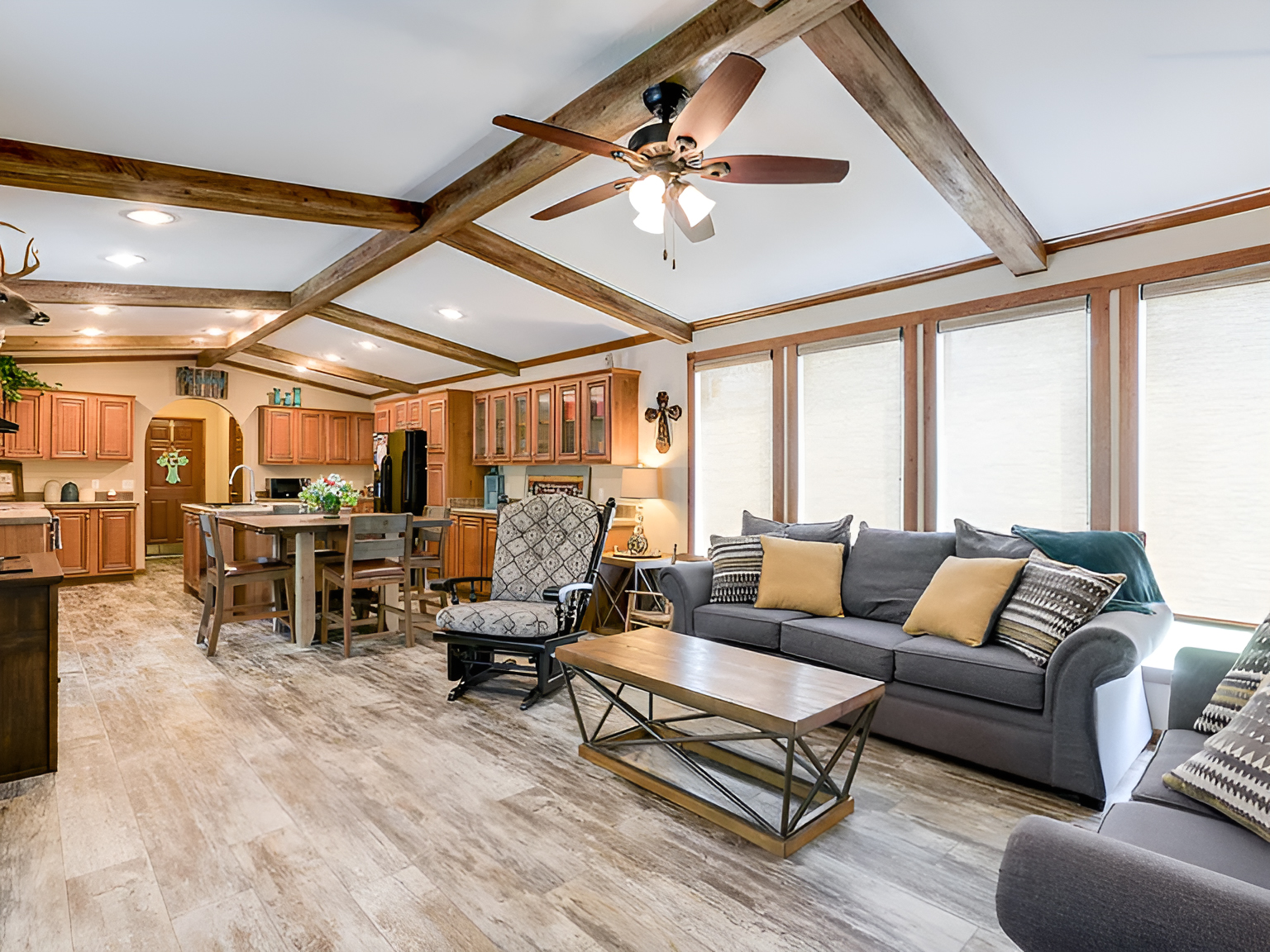Mobile Home Ceiling Beam Ideas