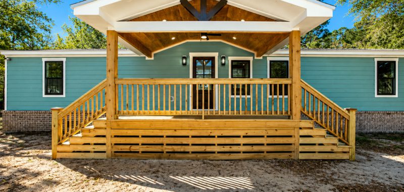 Mobile Home Porch Color Ideas for Fresh Curb Appeal