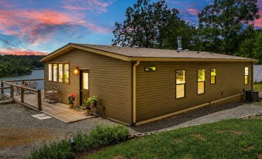 Double Wide Mobile Home Design That Feels Like a Lake House