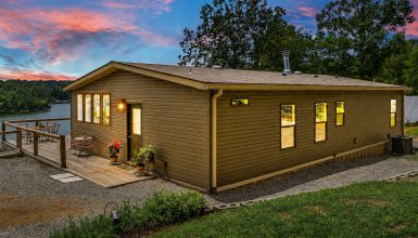 Double Wide Mobile Home Design That Feels Like a Lake House