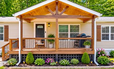 Large Mobile Home Porch Designs