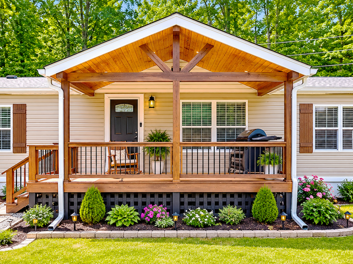 15 Large Mobile Home Porch Designs You'll Want to Copy