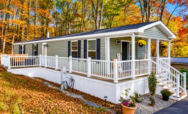 Single Wide Mobile Home Feels Like a Cottage Retreat